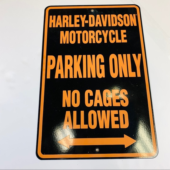 Harley-Davidson Other - Harley Davidson Metal Parking Biker Sign #206